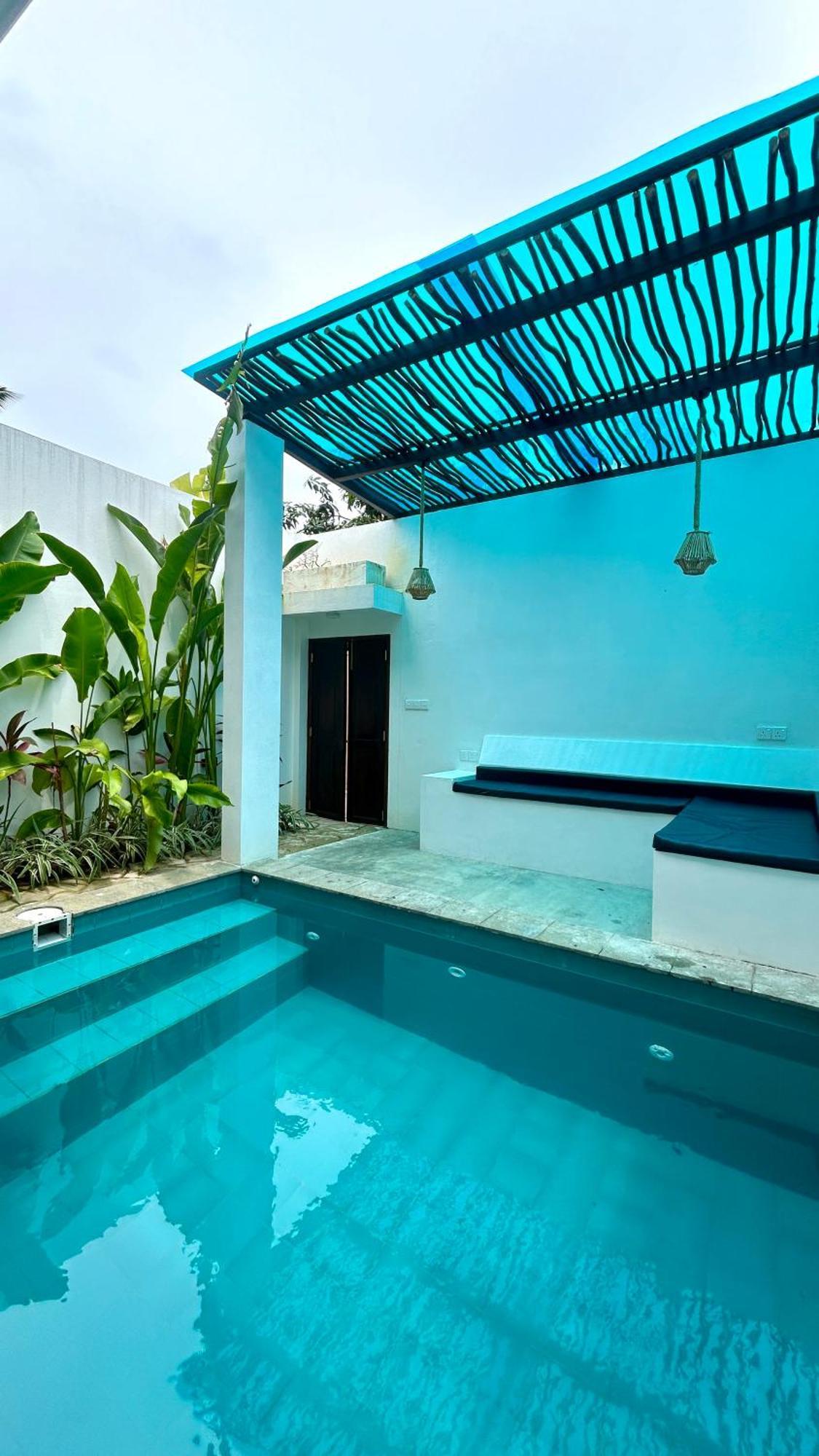 Private Pool Cabanas Ac - Angam Villas Hikkaduwa Exterior photo